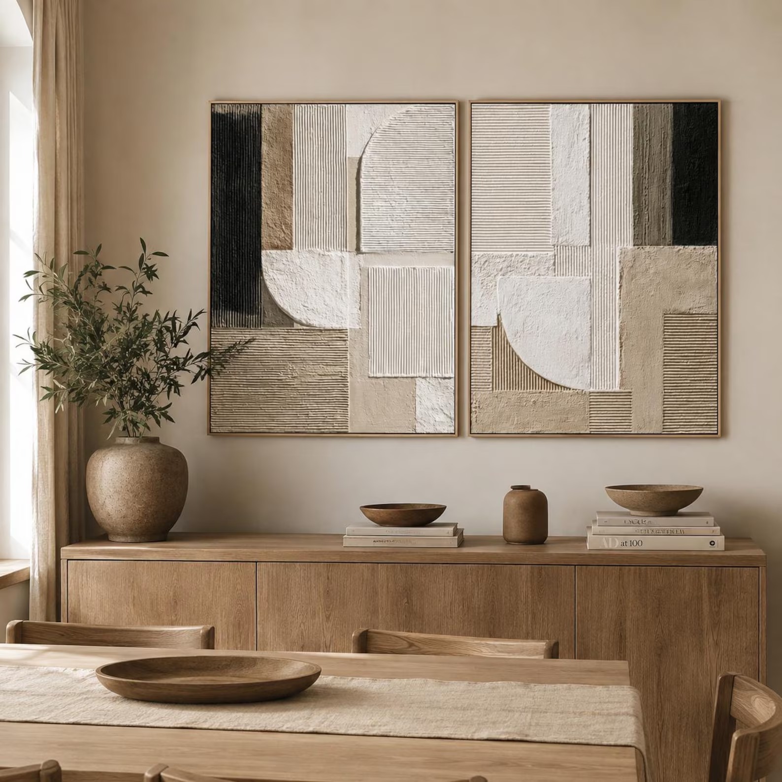 BỘ 2 TRANH ARCHITECTURAL TEXTURE - BH285